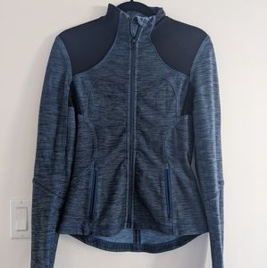 Lululemon Navy Heathered Black Define Jacket Size 6